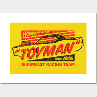 1975 - Toyman - Superfast Diecast Racer (Yellow Edition - Worn) Posters and Art